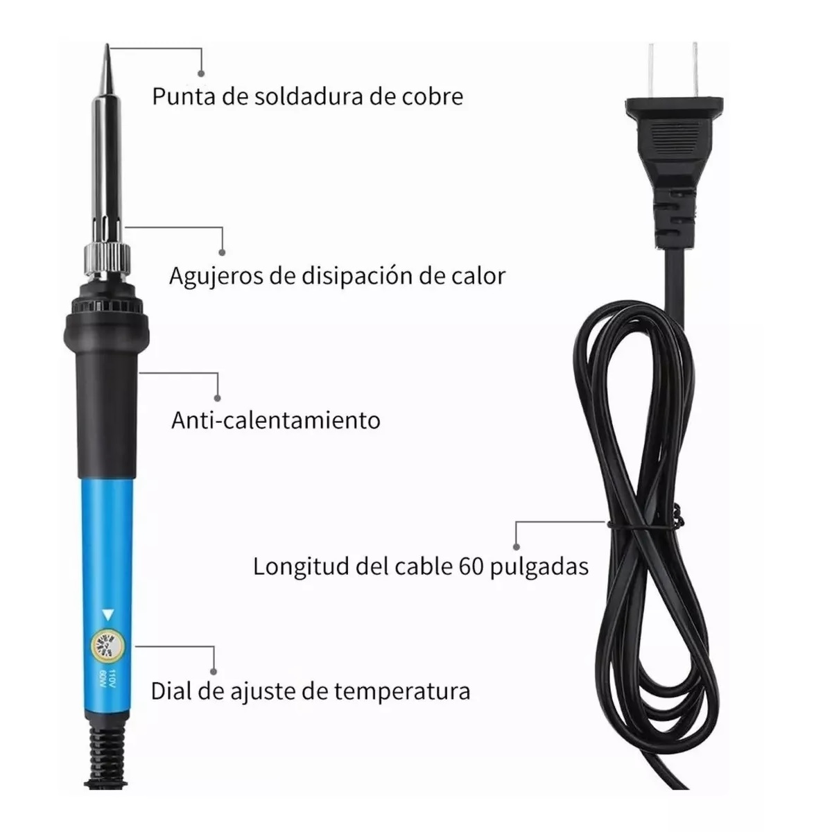 Kit De Soldador Eléctrico C/herramientas, Puntas, Multímetro