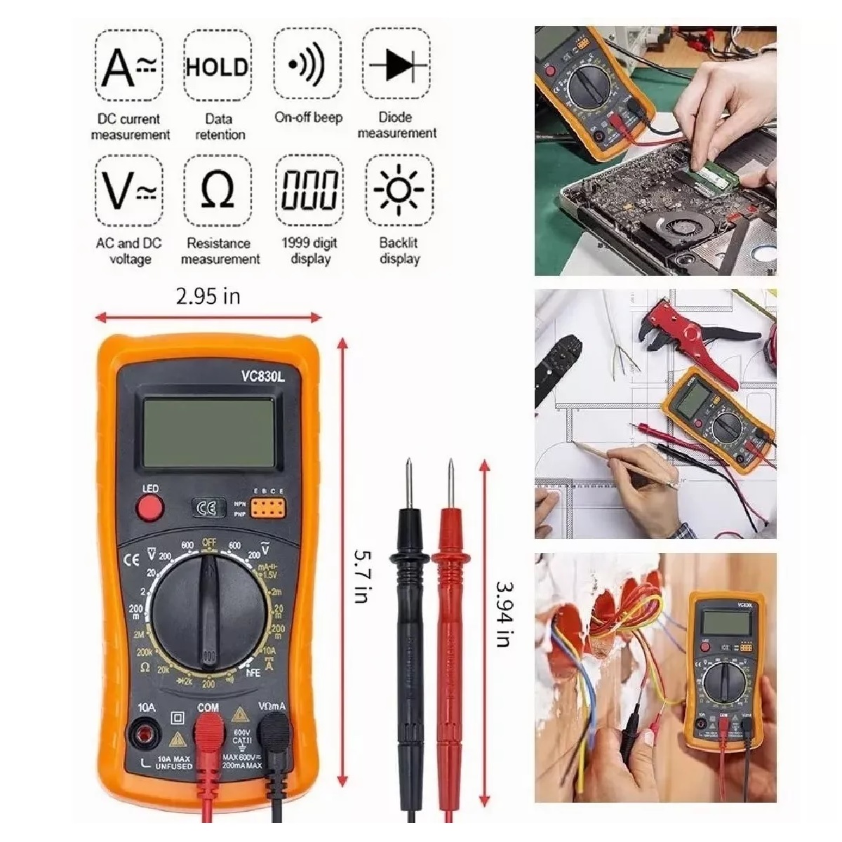 Kit De Soldador Eléctrico C/herramientas, Puntas, Multímetro