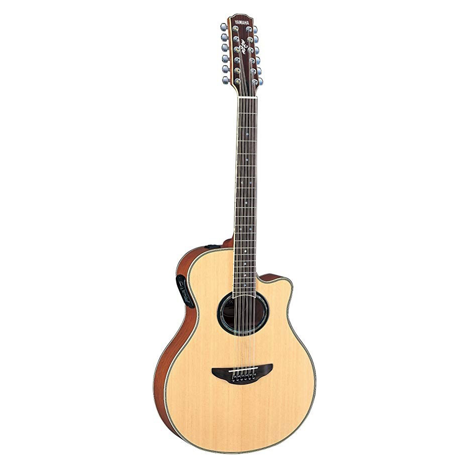 Guitarra Electroacústica 12 Cuerdas Yamaha APX700II-12 Natural incluye Jgo de cuerdas, plumillas y Tahali
