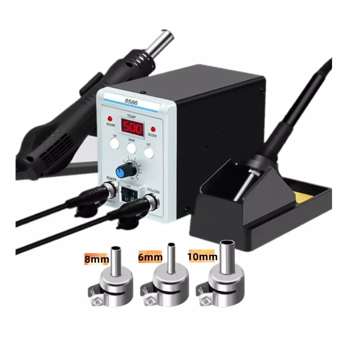 Estacion De Cautín Tipo Lápiz Pistola De Calor 2 En 1