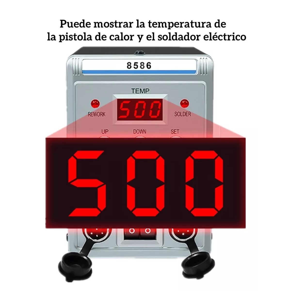 Estacion De Cautín Tipo Lápiz Pistola De Calor 2 En 1