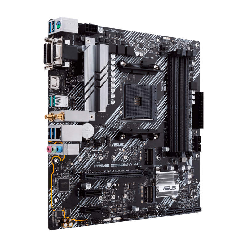 Tarjeta Madre Asus Prime B550M-A AC para AMD