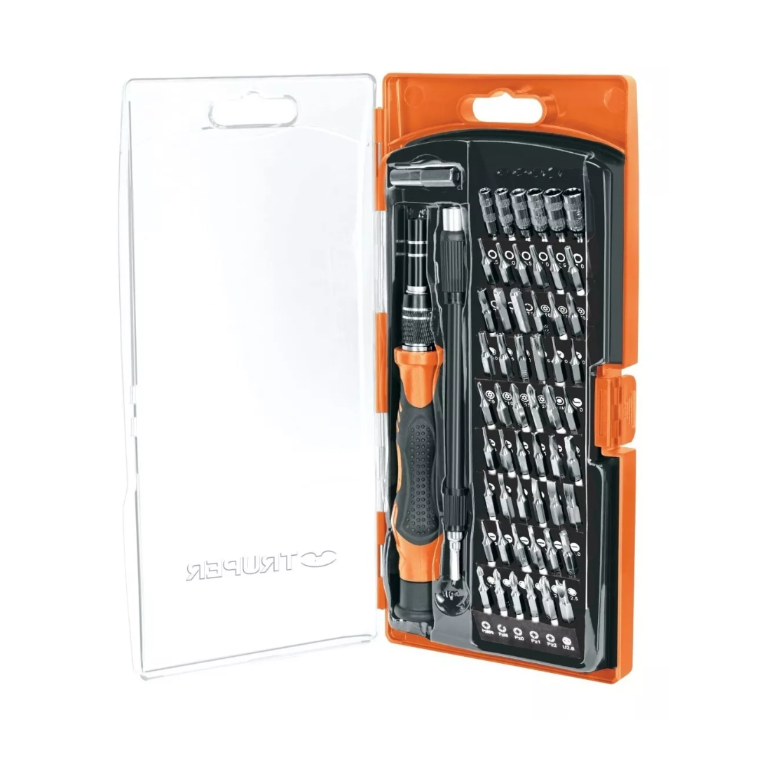 Desarmador De Precisión Con 57 Puntas De Iman Intercambiable