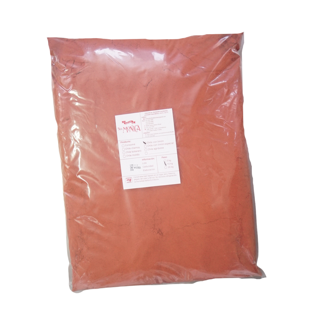 Chile con limón en polvo Santa Mónica 10 kg