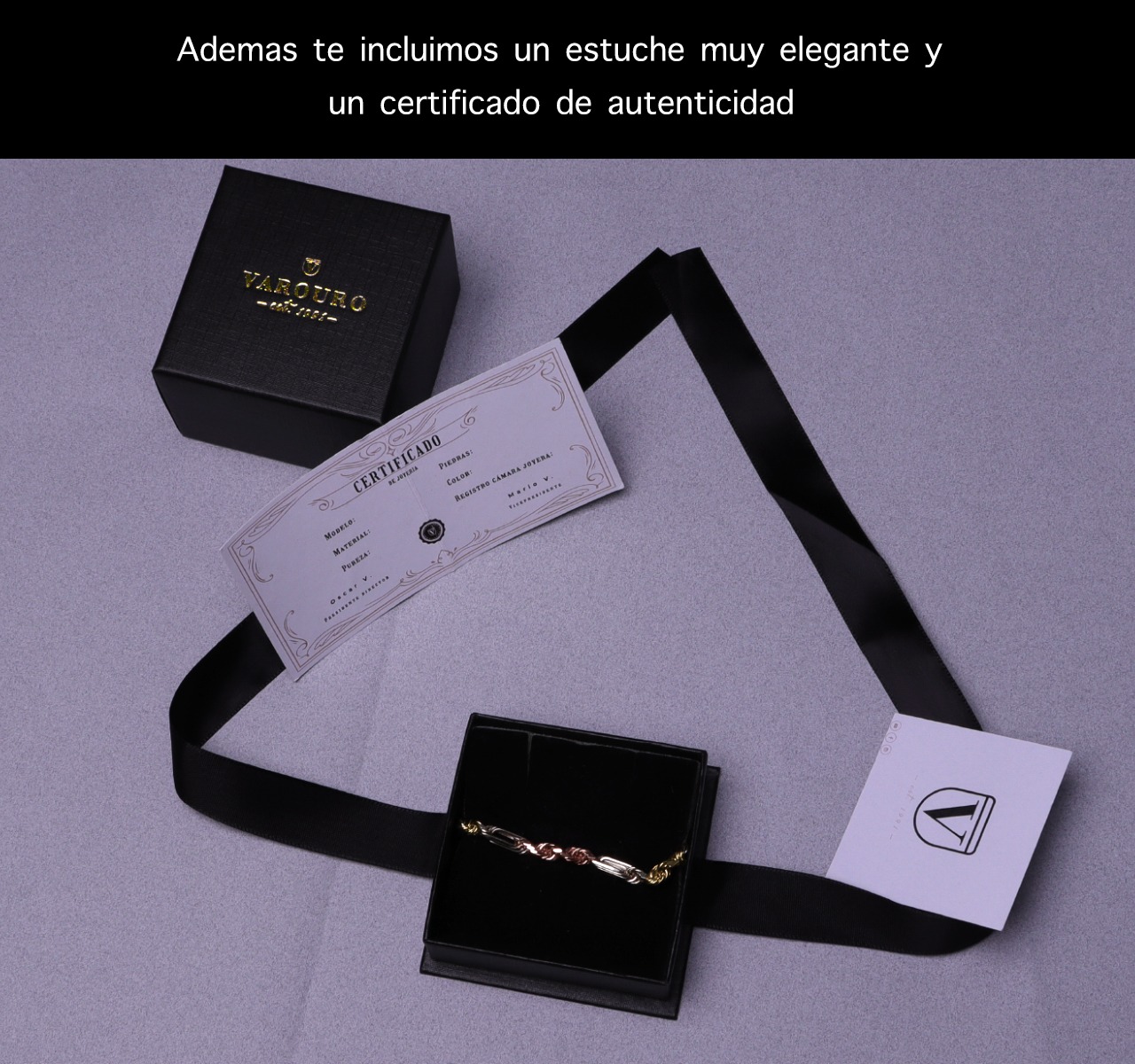 Pulsera Torzal Figaro Esclava Oro 10k Italiano 21cm - 4.5mm