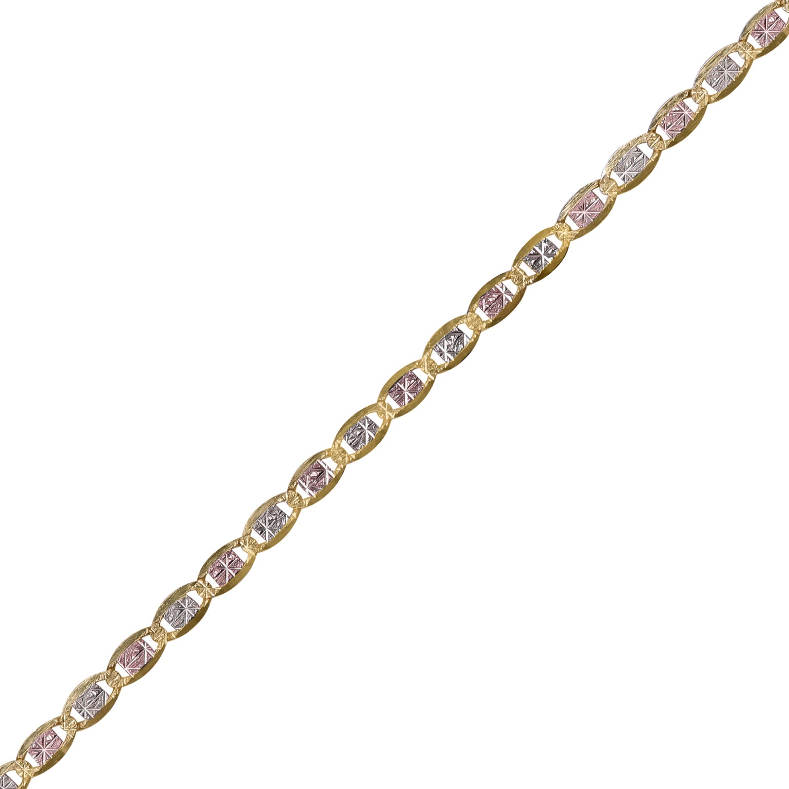 Pulsera Estrella Esclava Oro 10k Italiana 21cm - 3.9mm Italy