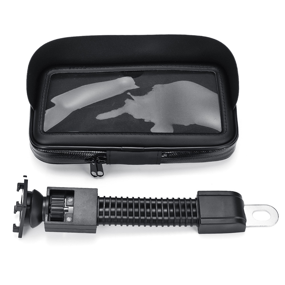 Soporte Celular para Motocicleta Impermeable Contra Agua Espejo Sombra