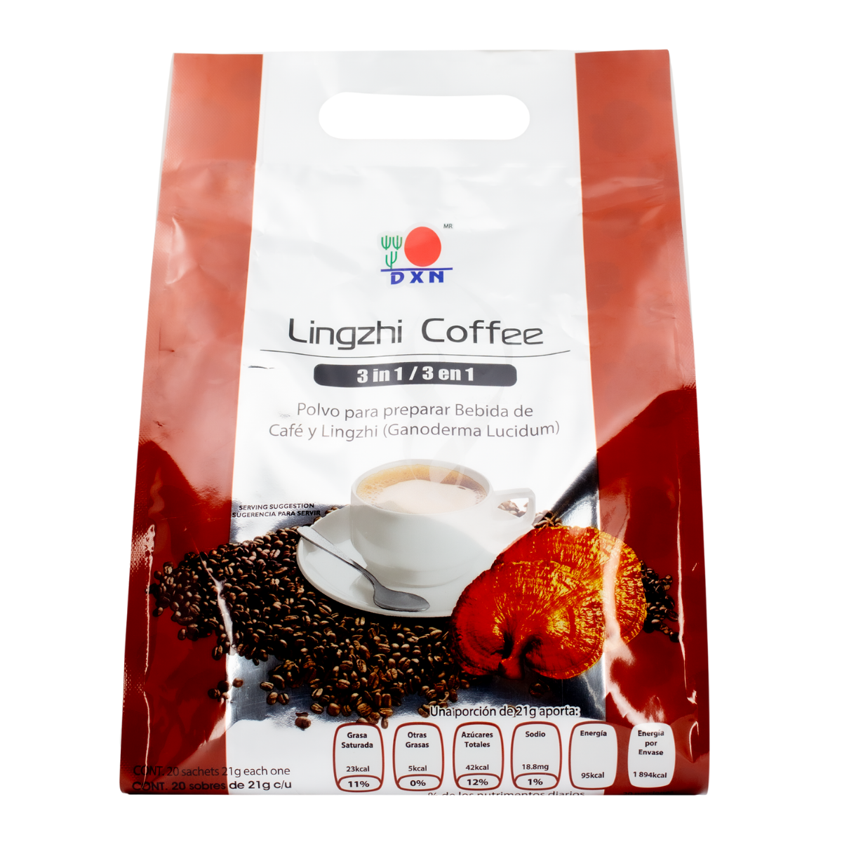 3 en 1 Café con Ganoderma / Lingzhi Coffe Gourmet