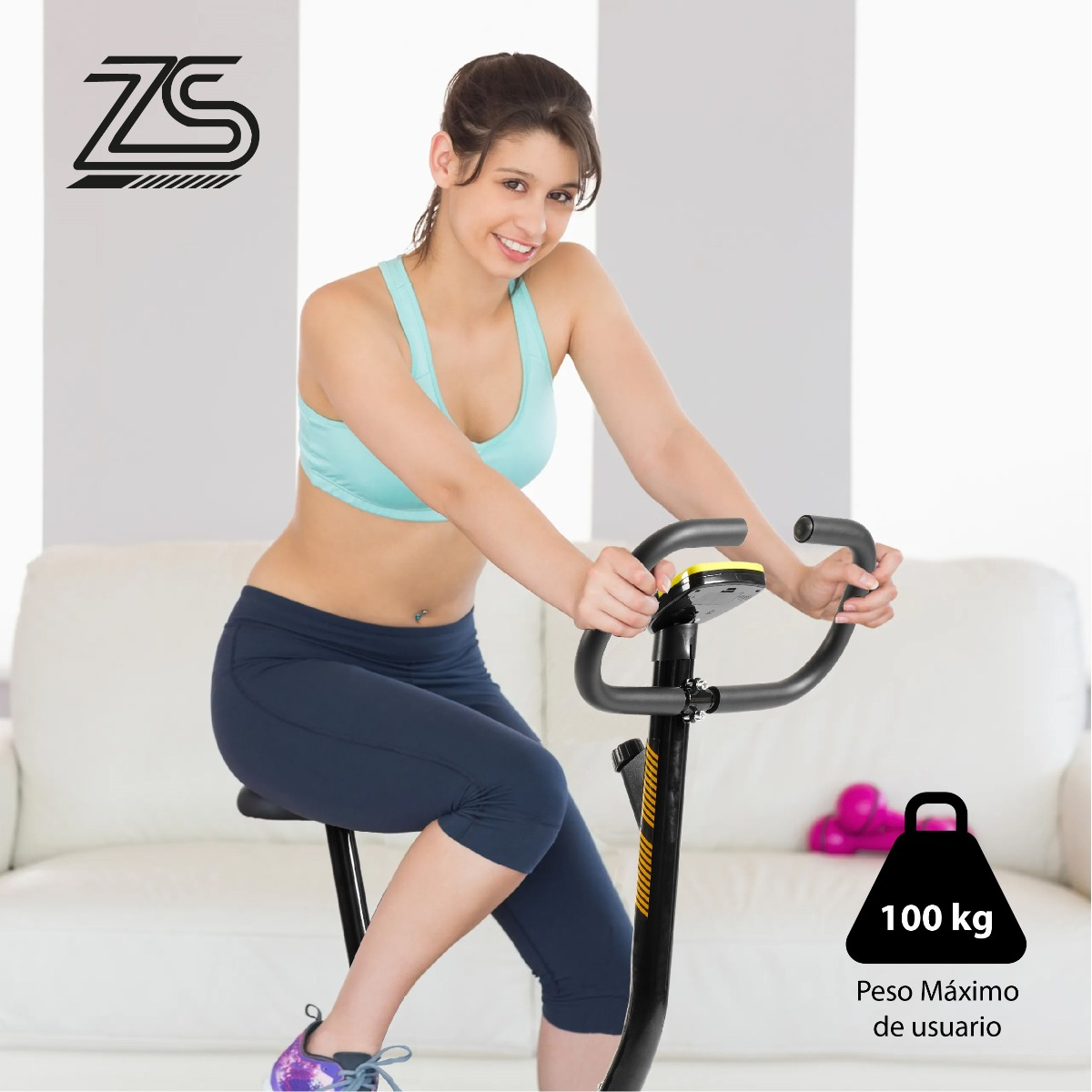 Bicicleta Fija Estática Stats Sports Home Bike Tensión gradual