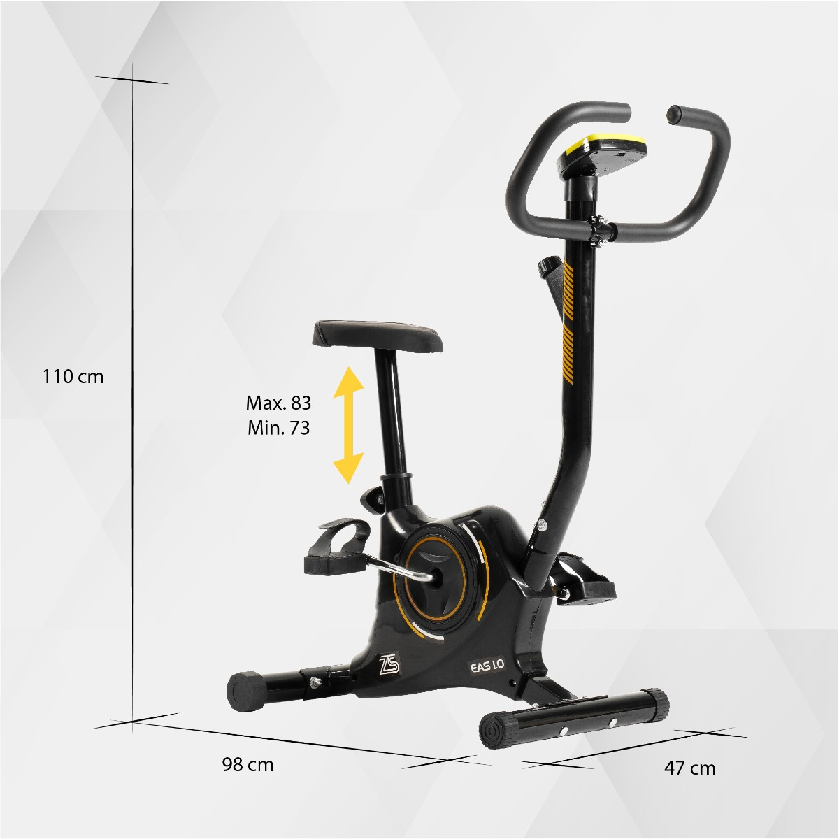 Bicicleta Fija Estática Stats Sports Home Bike Tensión gradual