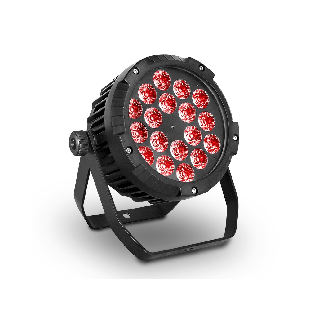 Luces ALIEN PRO 18X15 RGBWAUV 6 piezas más case