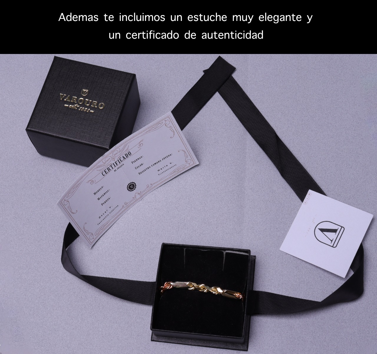 Pulsera Torzal Figaro Esclava Oro 10k Italiano 21cm - 5.5mm