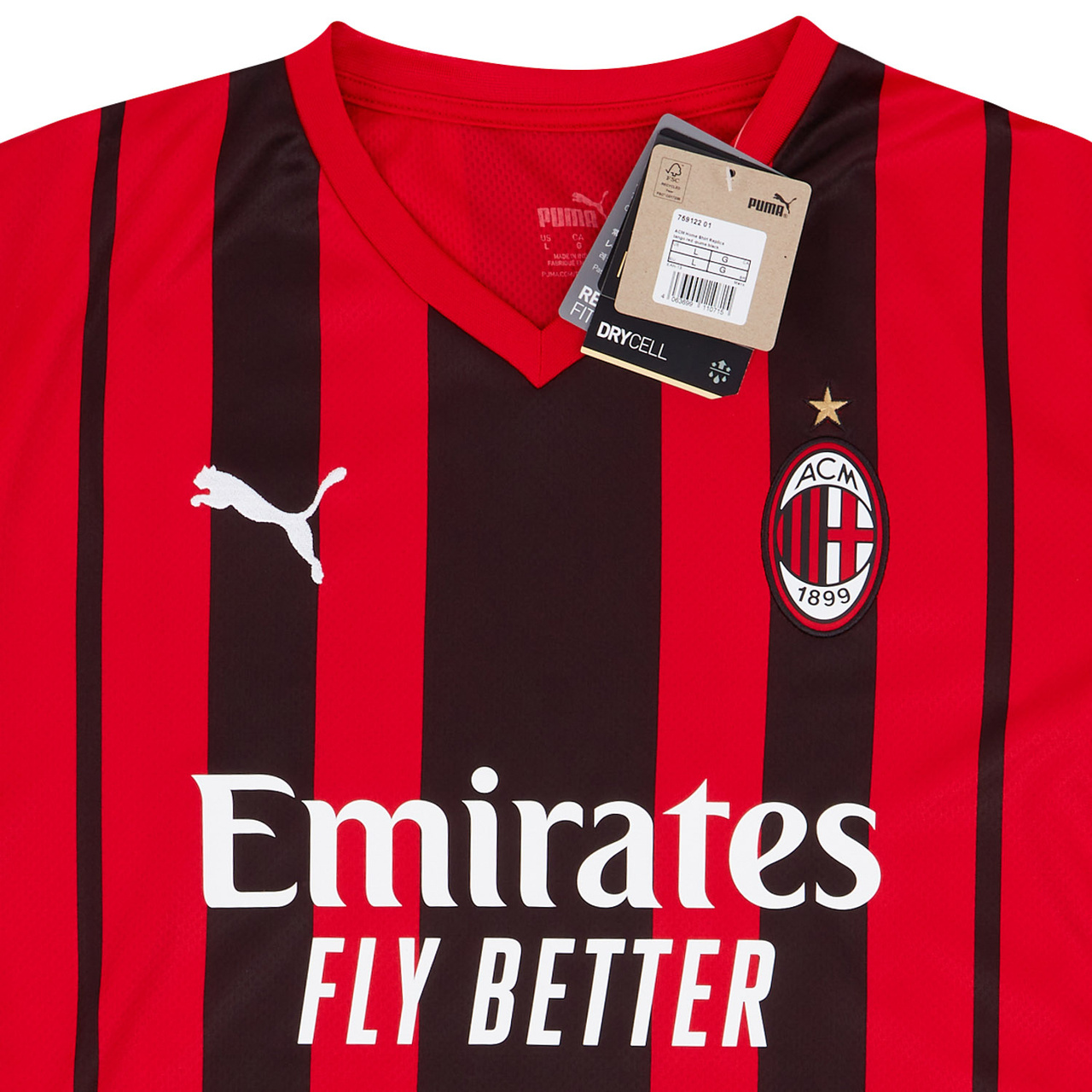 Jersey Puma del Milan de Italia de Local 