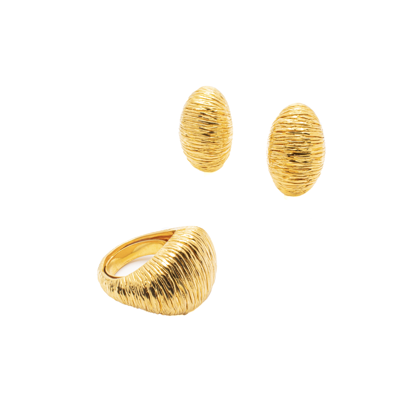 Juego Italiano Oro Dorado 14 Kilates.