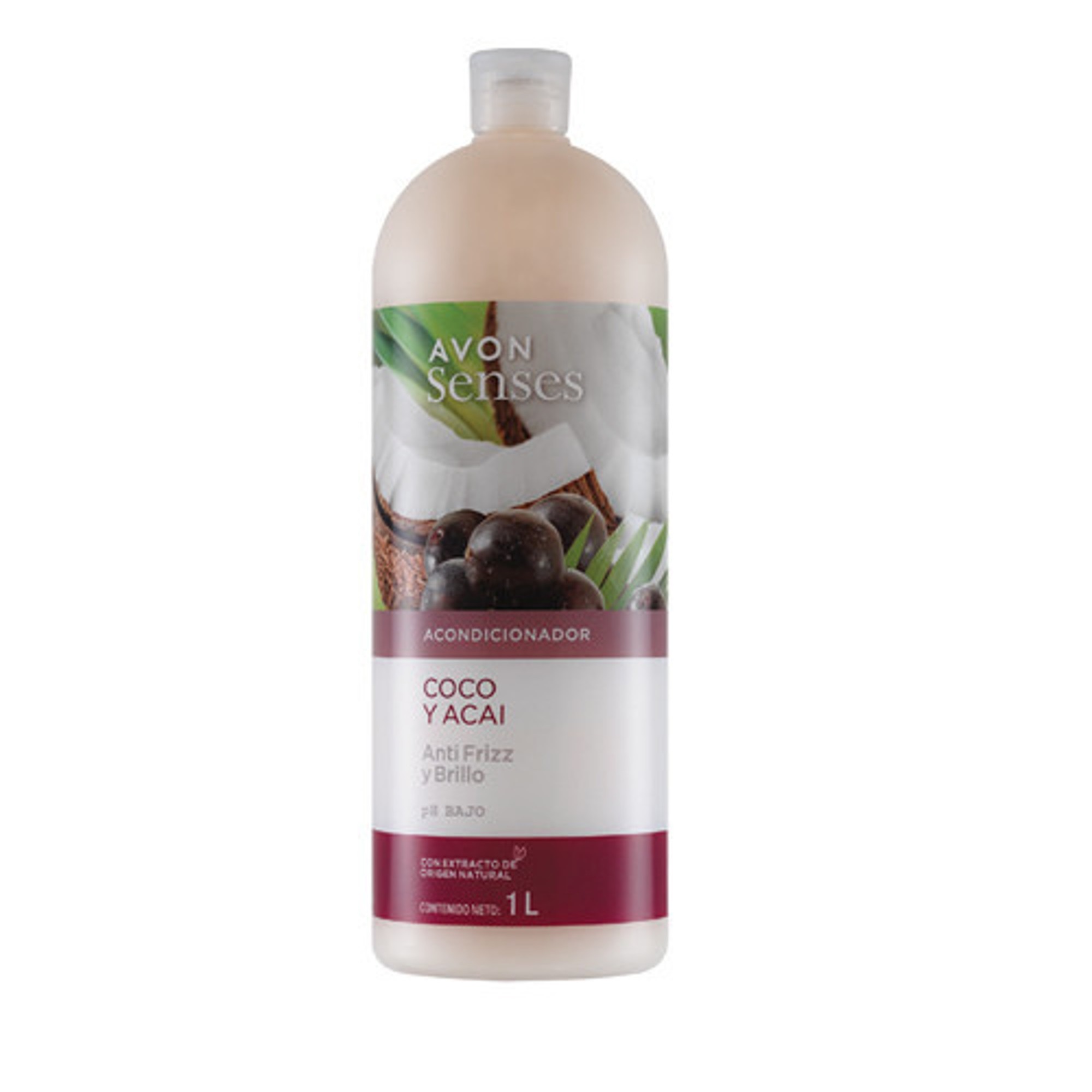Acondicionador Para El Cabello Coco Y Acai Senses Avon