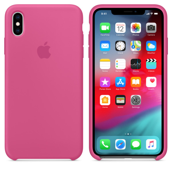 Funda de Silicon iPhone XS - Dragon Fruit
