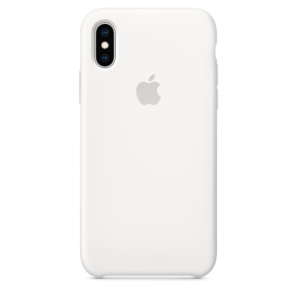 Funda de Silicon iPhone XS - Blanco