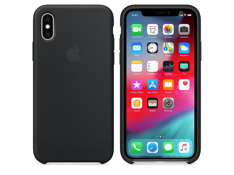 Funda de Silicon iPhone XS - Negro