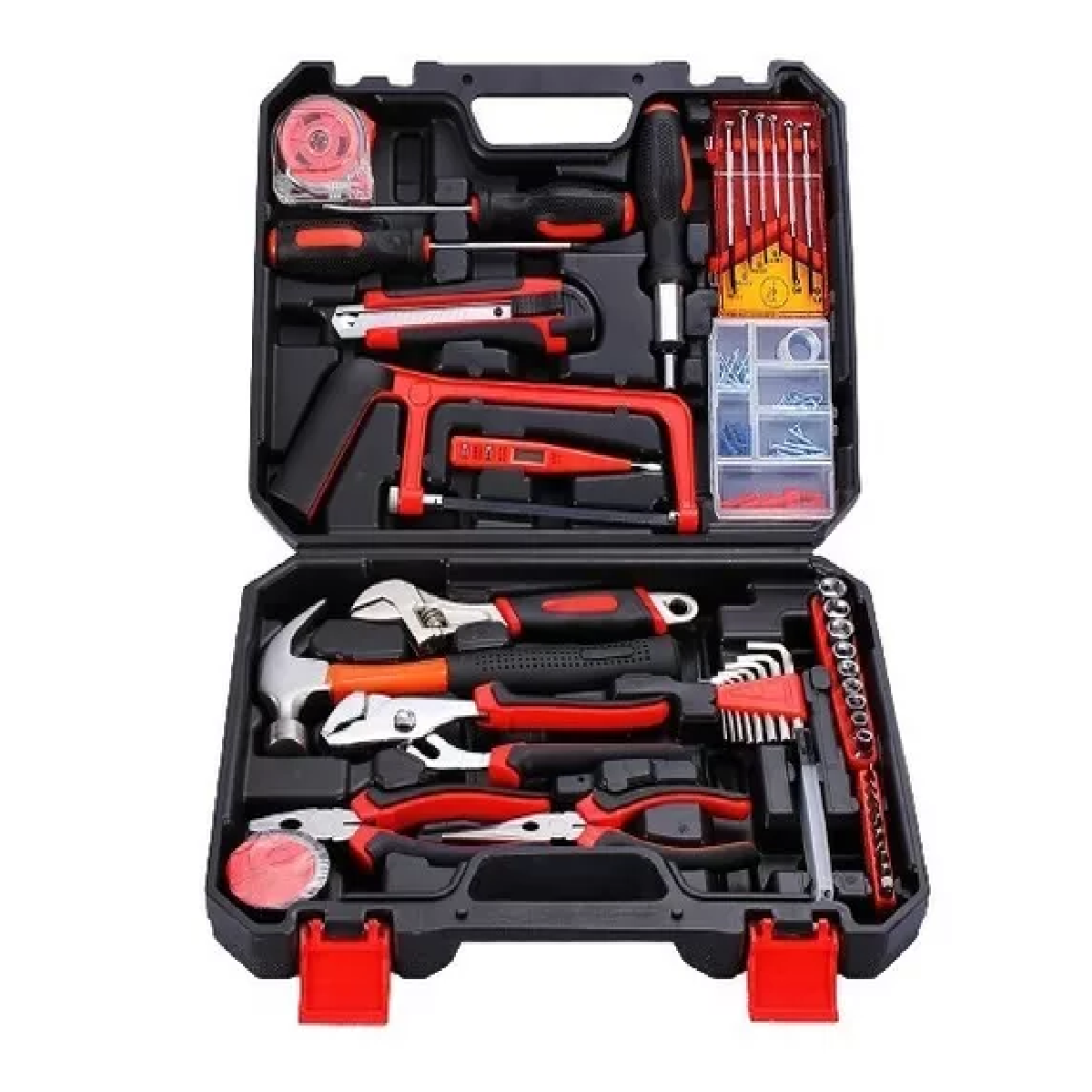 Kit De Herramientas Mecánicas Manuales 108 Pcs Con Matraca