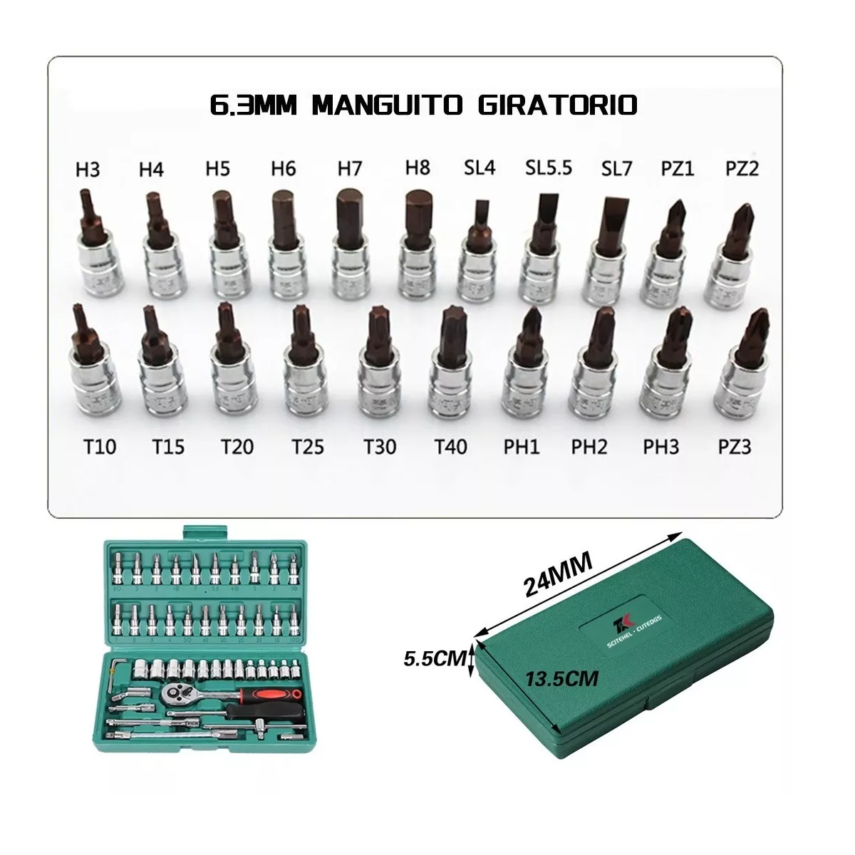Juego De Herramientas Mecánicas Autocle