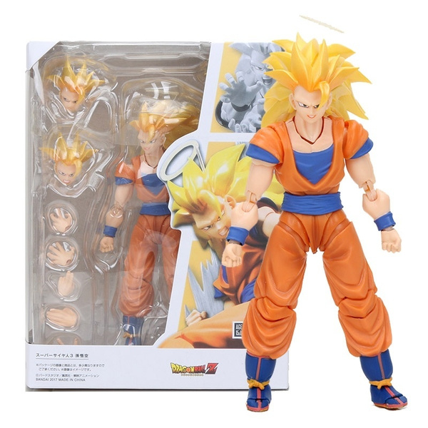 Goku Super Saiyan Ssj 3 Dragon Ball Sh Figuarts Figura Anime