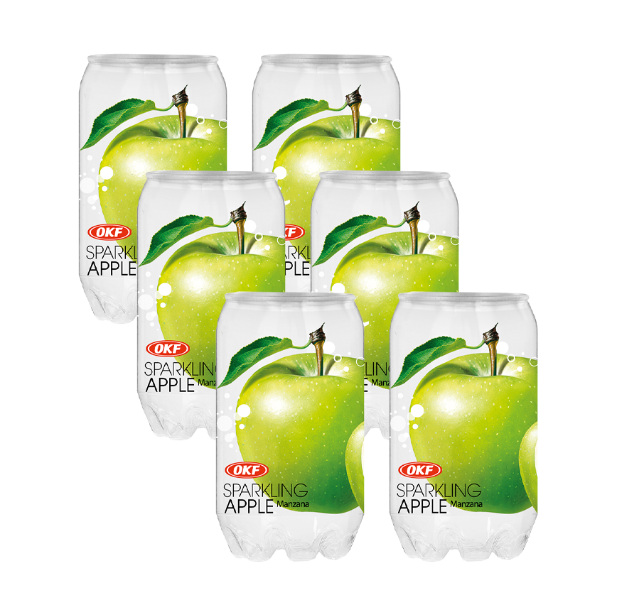 Sparkling Soda Coreana Sabor Manzana (6 pack)