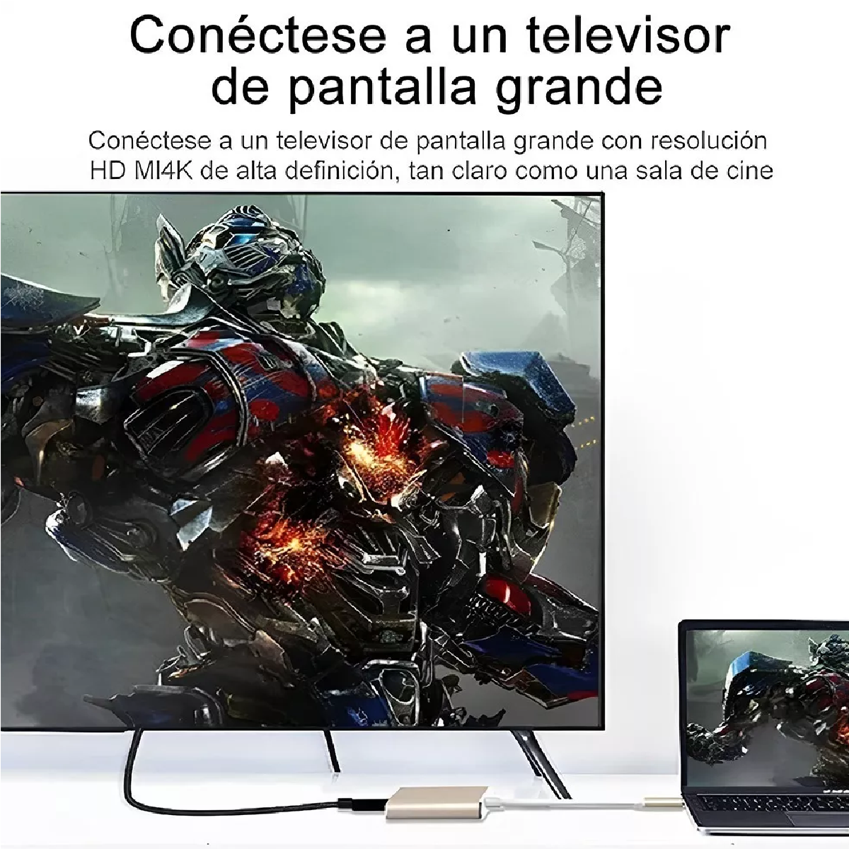 Adaptador Convertidor Hub Usb C A Hdmi 4k Usb 3.0 Y Tipo C