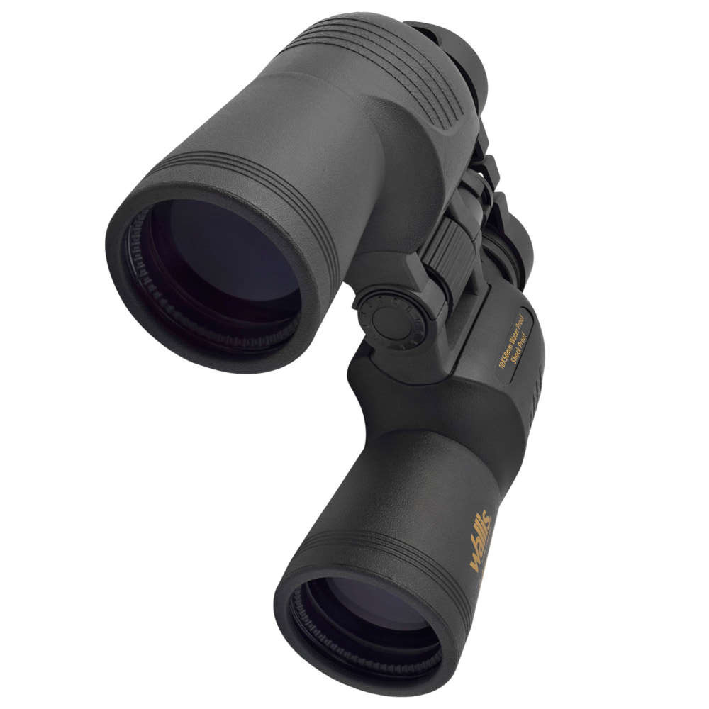 Binocular Negro Gran Angular Tipo Porro Resistente Wallis