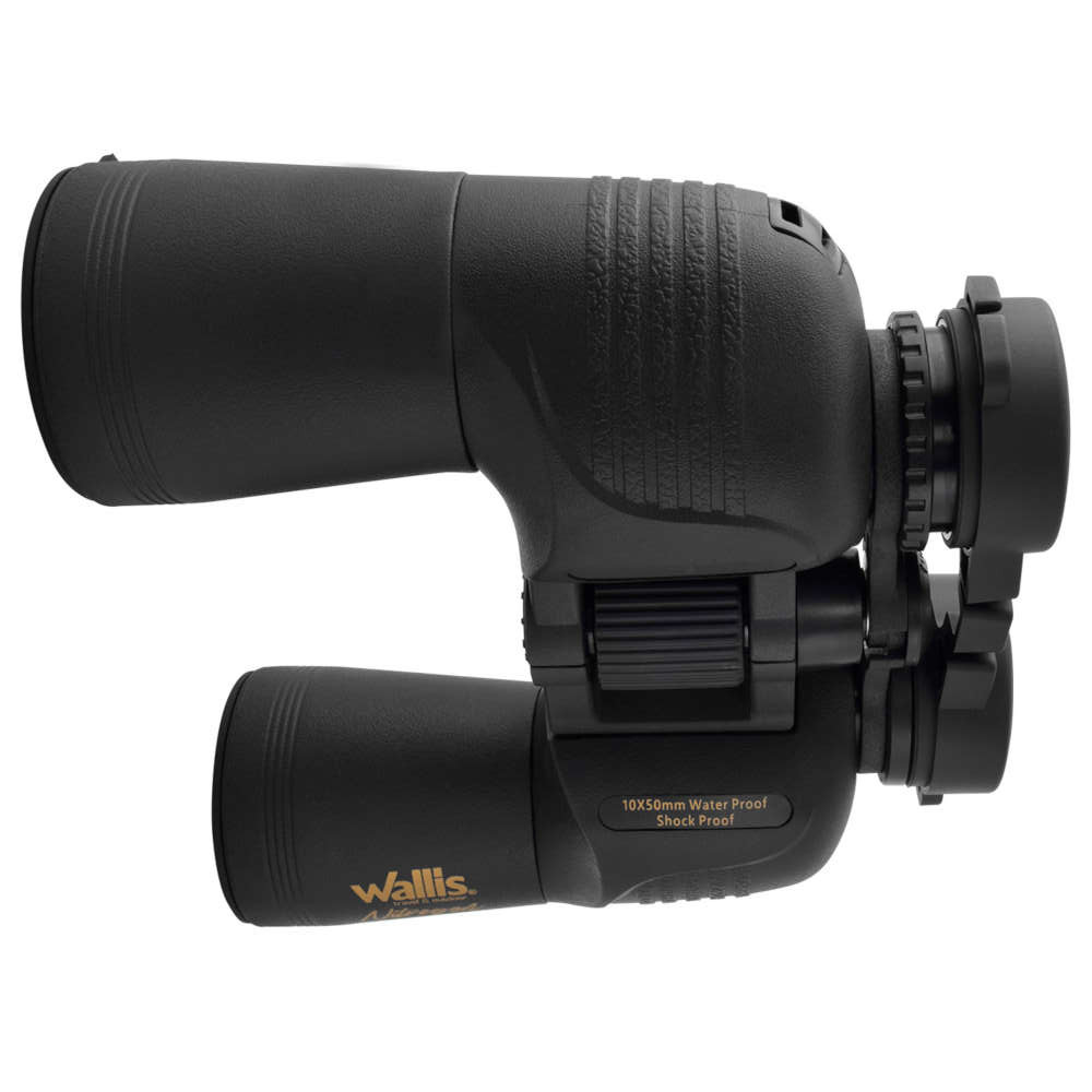 Binocular Negro Gran Angular Tipo Porro Resistente Wallis