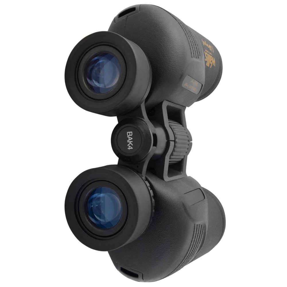 Binocular Negro Gran Angular Tipo Porro Resistente Wallis