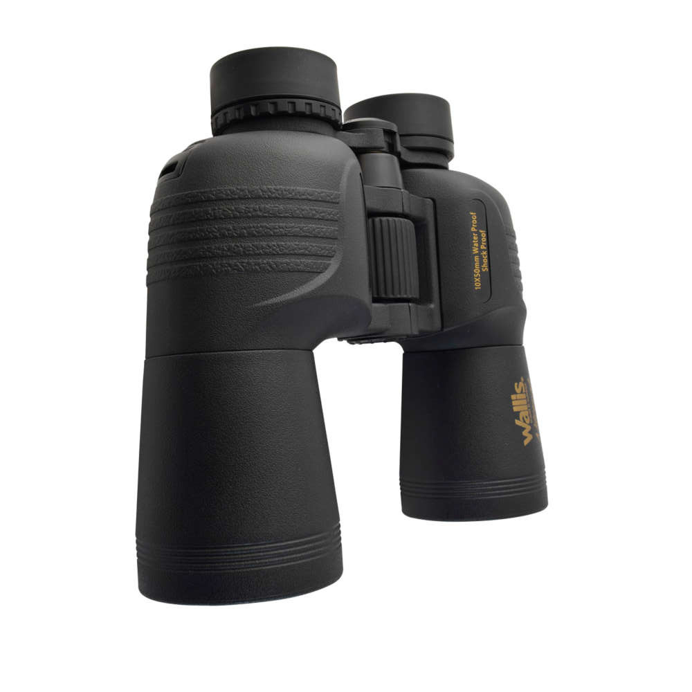Binocular Negro Gran Angular Tipo Porro Resistente Wallis