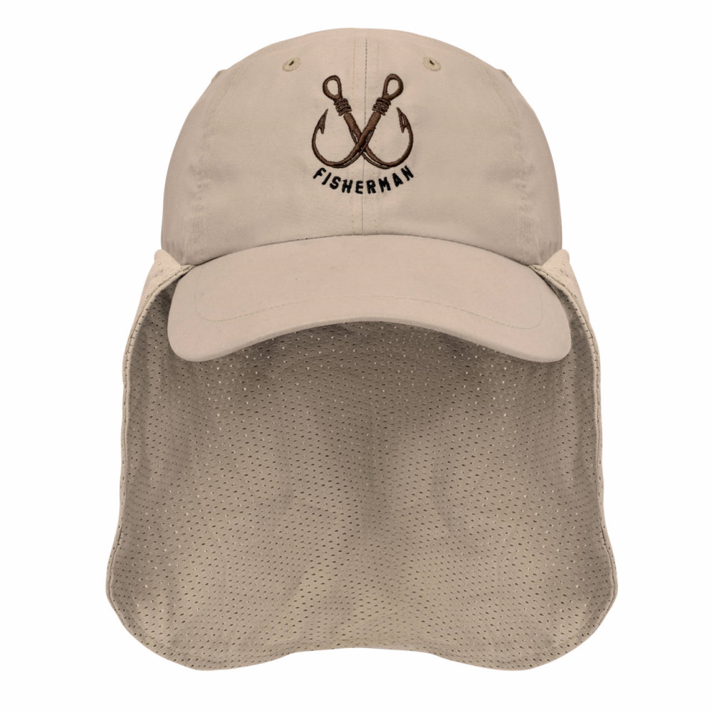 Gorra Pescador Fisherman C/Faldón Malla Beige Stone Sion