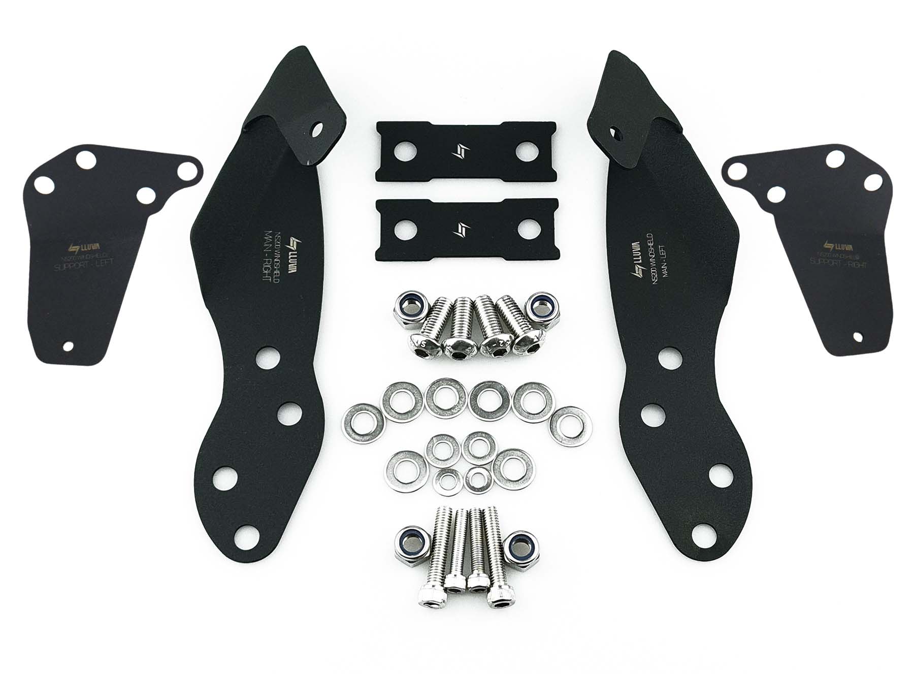 Parabrisas Alto Motocicleta Bajaj Pulsar NS200 Original Lluvia Transparente