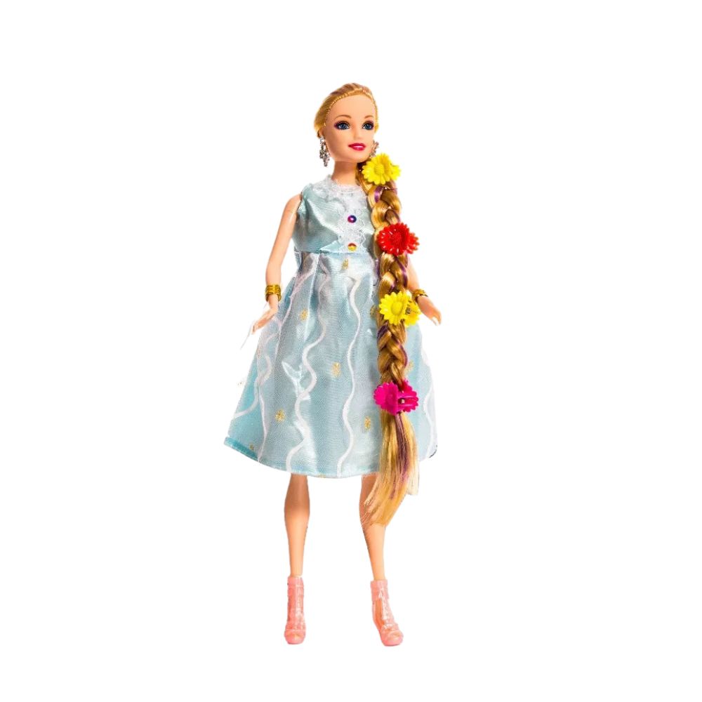 Muñeca Embarazada Con Bebe Happy Family L50b