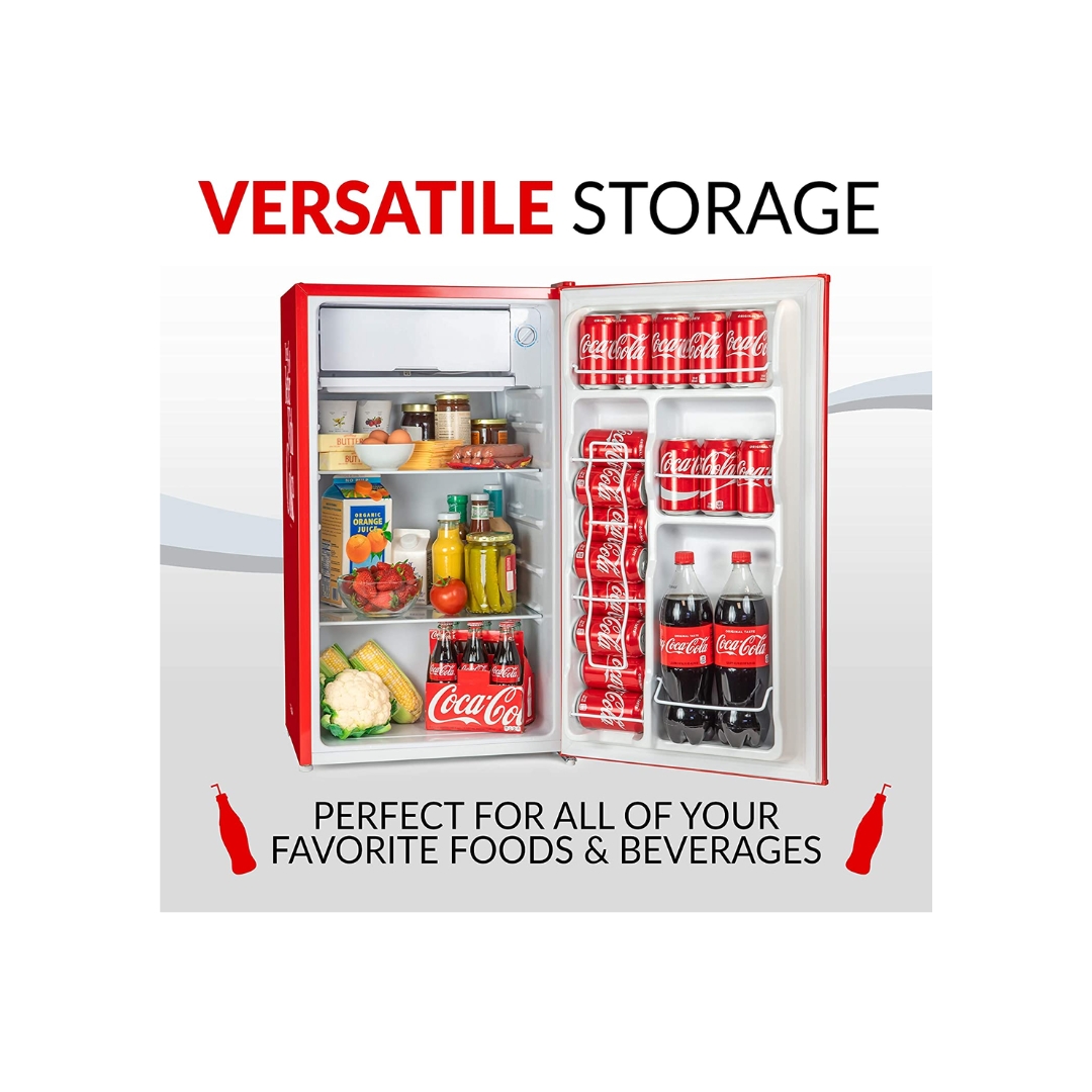 Frigobar Coca Cola 3.2 Pies con Congelador CRF32CK Tempt Ajustable