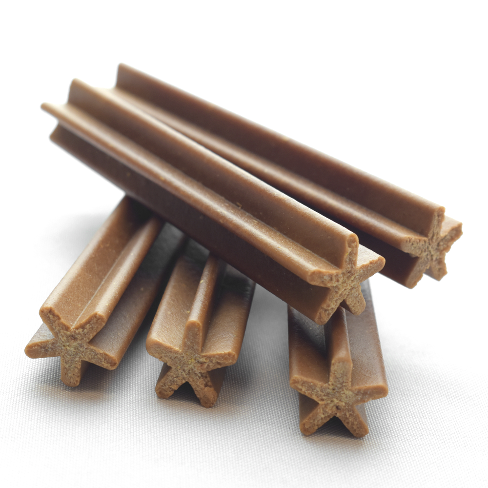 Fancy Pets Yummy Sticks Sabor Carne Premios para Perro con 3 Piezas Fortificado con Vitaminas y Minerales