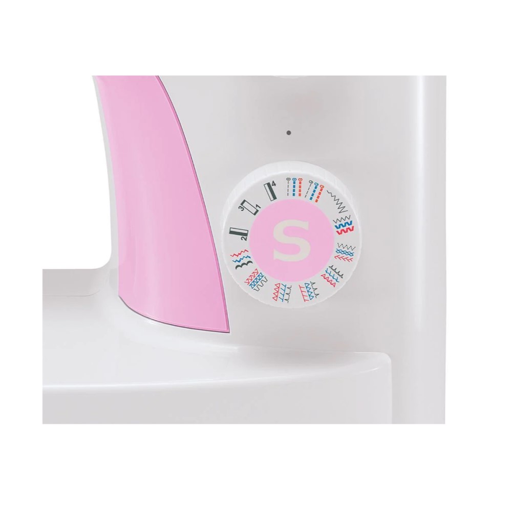 Máquina Coser Blanco Rosa 23 Puntadas Simple 3223 Singer.