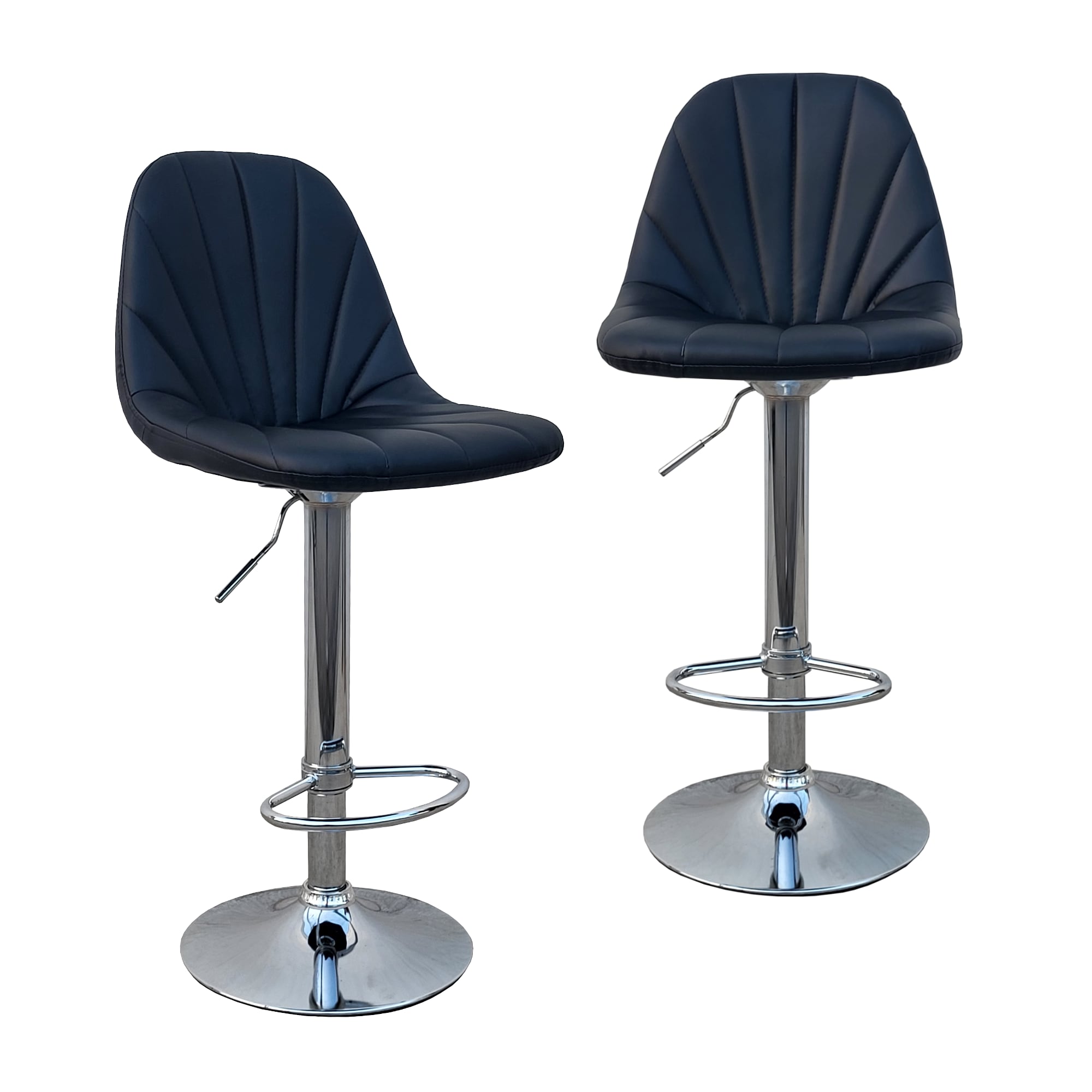 2 Bancos para barra de cocina bar altura ajustable giratorio Punto y Compra 310S2