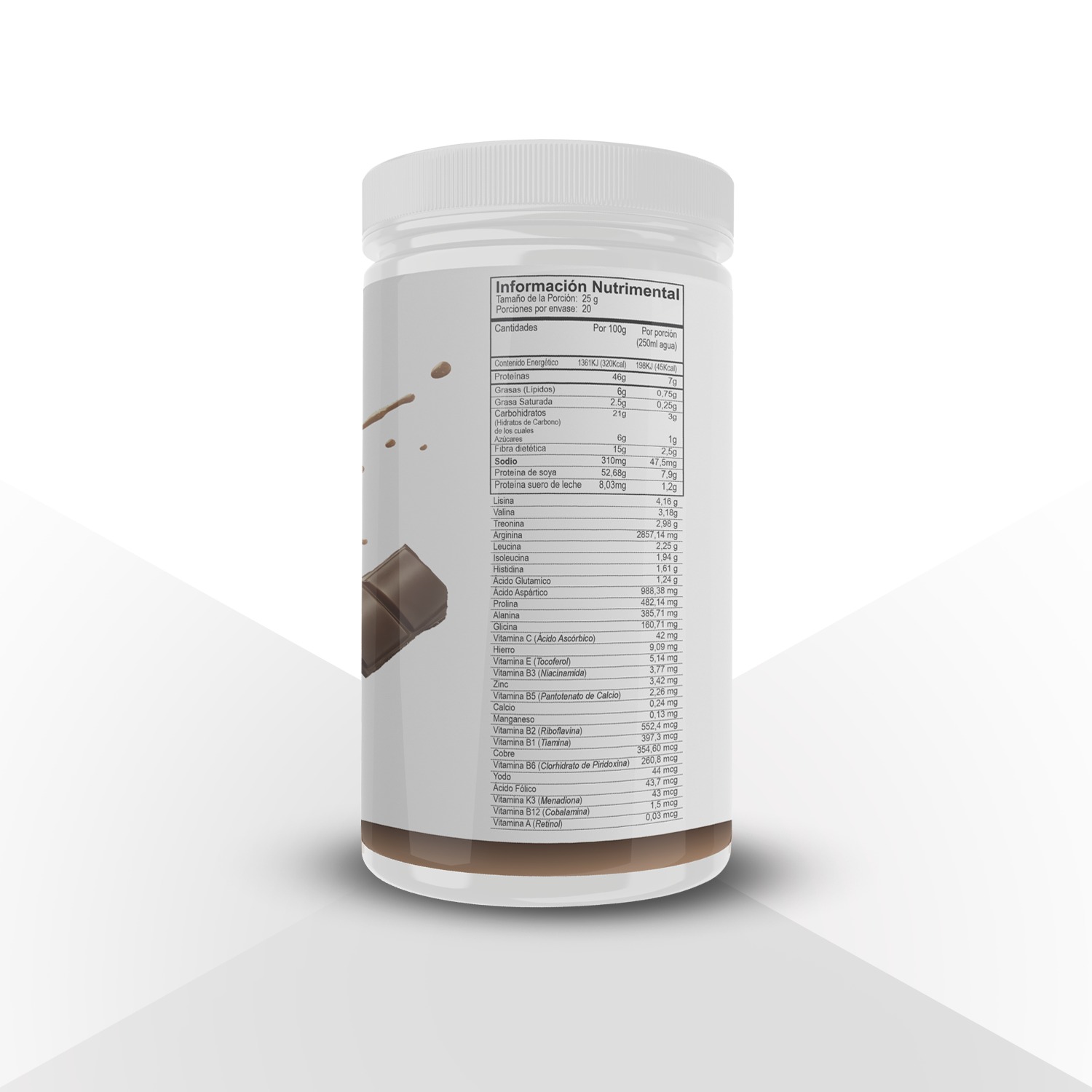 Malteada de Chocolate, proteina,control de peso 500g Shack 