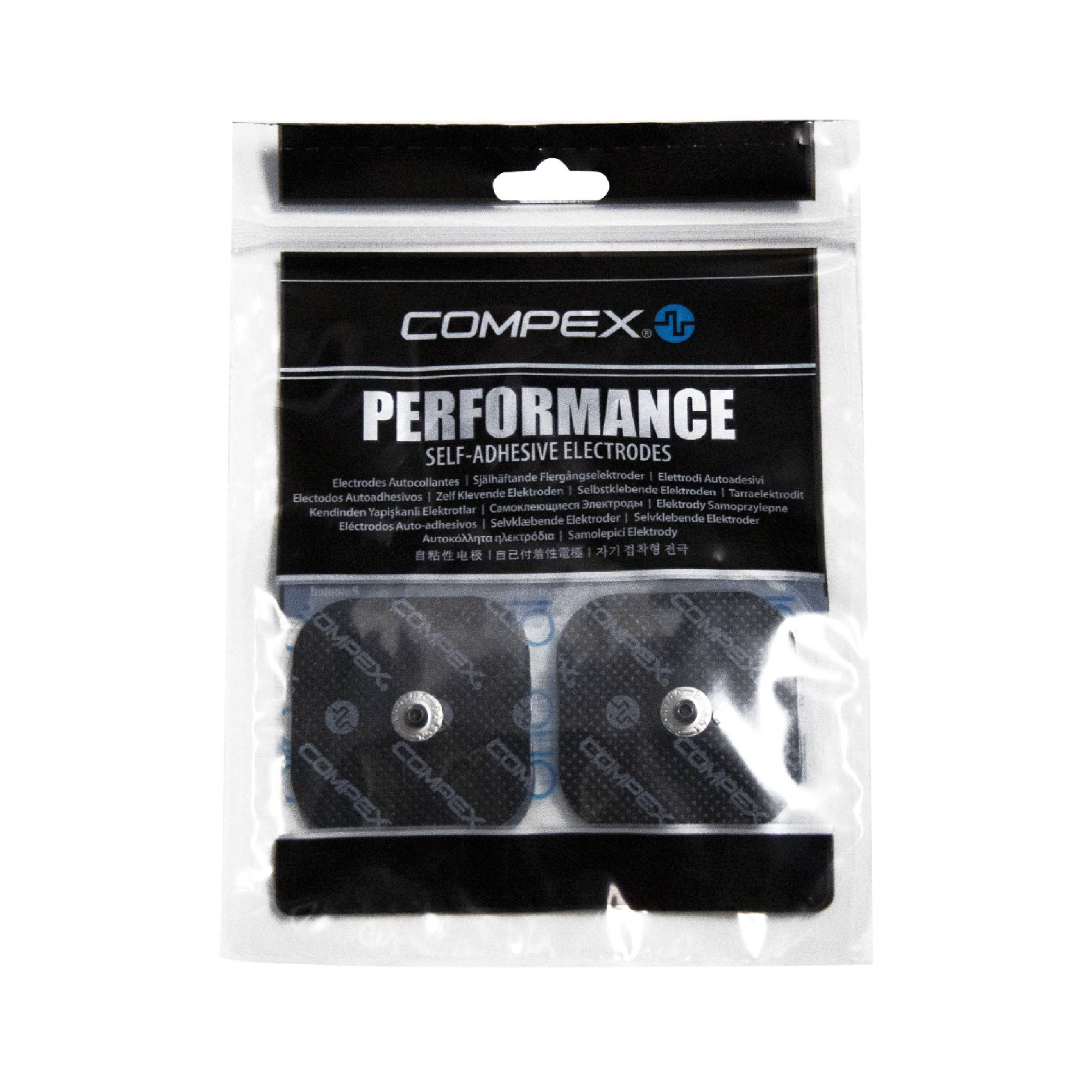 Electrodos Cuadrados De Broche Compex Para Electroestimulacion