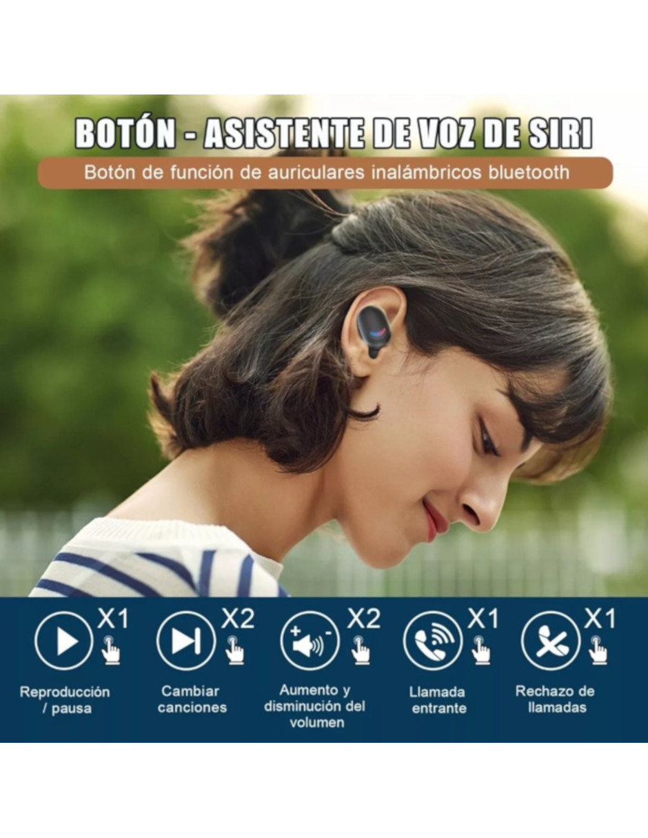 Audífonos In-ear Petukia Box E10 Con Microfono + Caja de Carga Negro