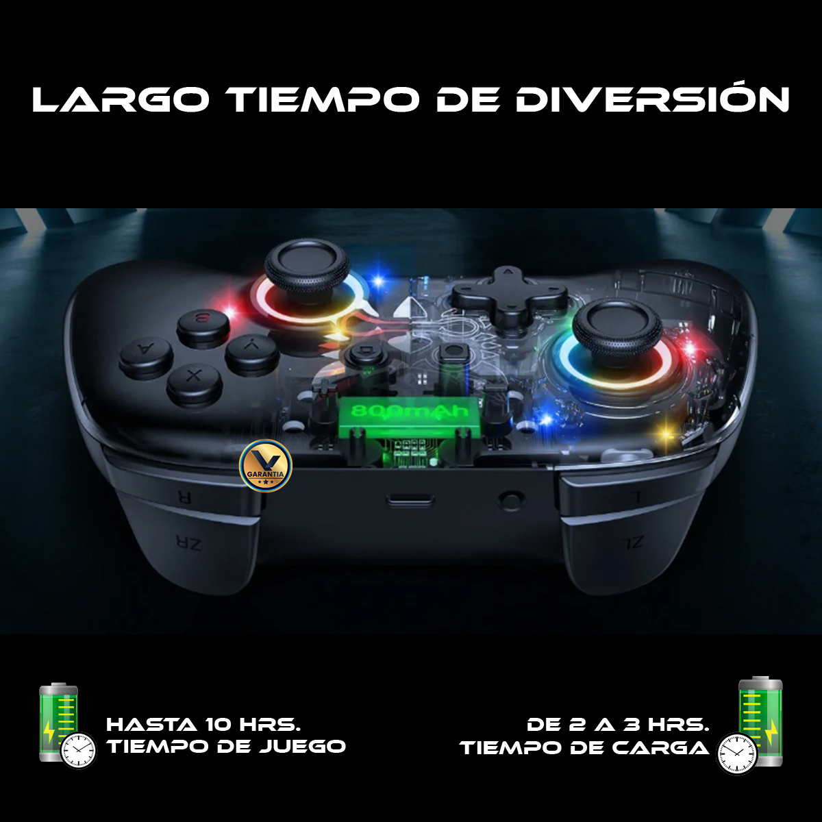 Control Onikuma YS27 Inalambrico Compatible Nintendo Switch