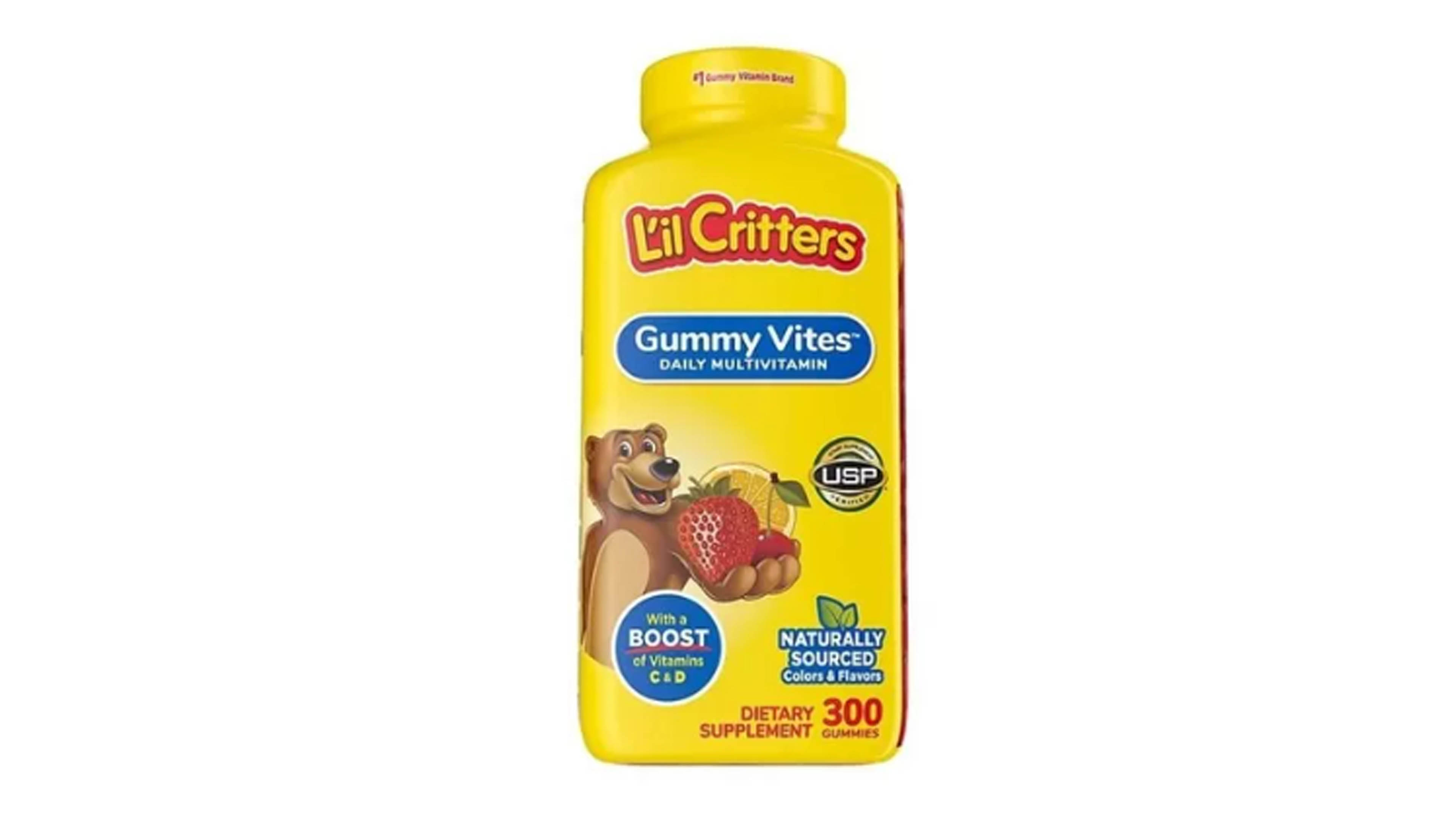 Multivitamínico Niños 300gom Refuerza Sistema Inmune Lil Critters 