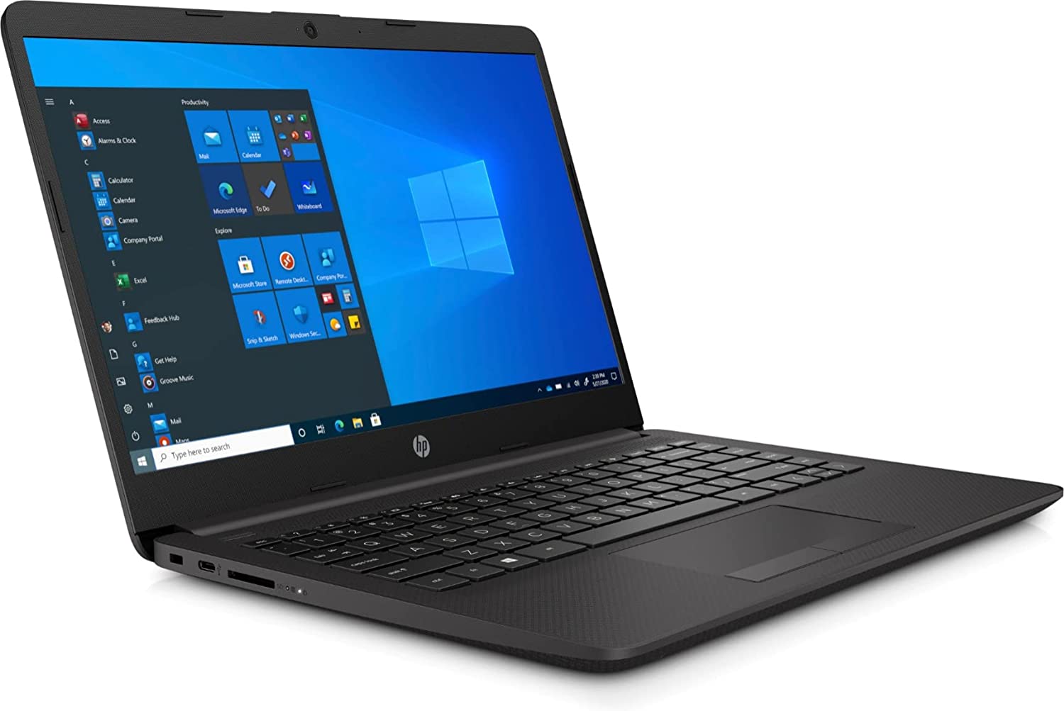 Laptop Hp 245 G8 8gb 256gb Ssd Ryzen 5 5500u W10 14 Negro 5C6G5LT