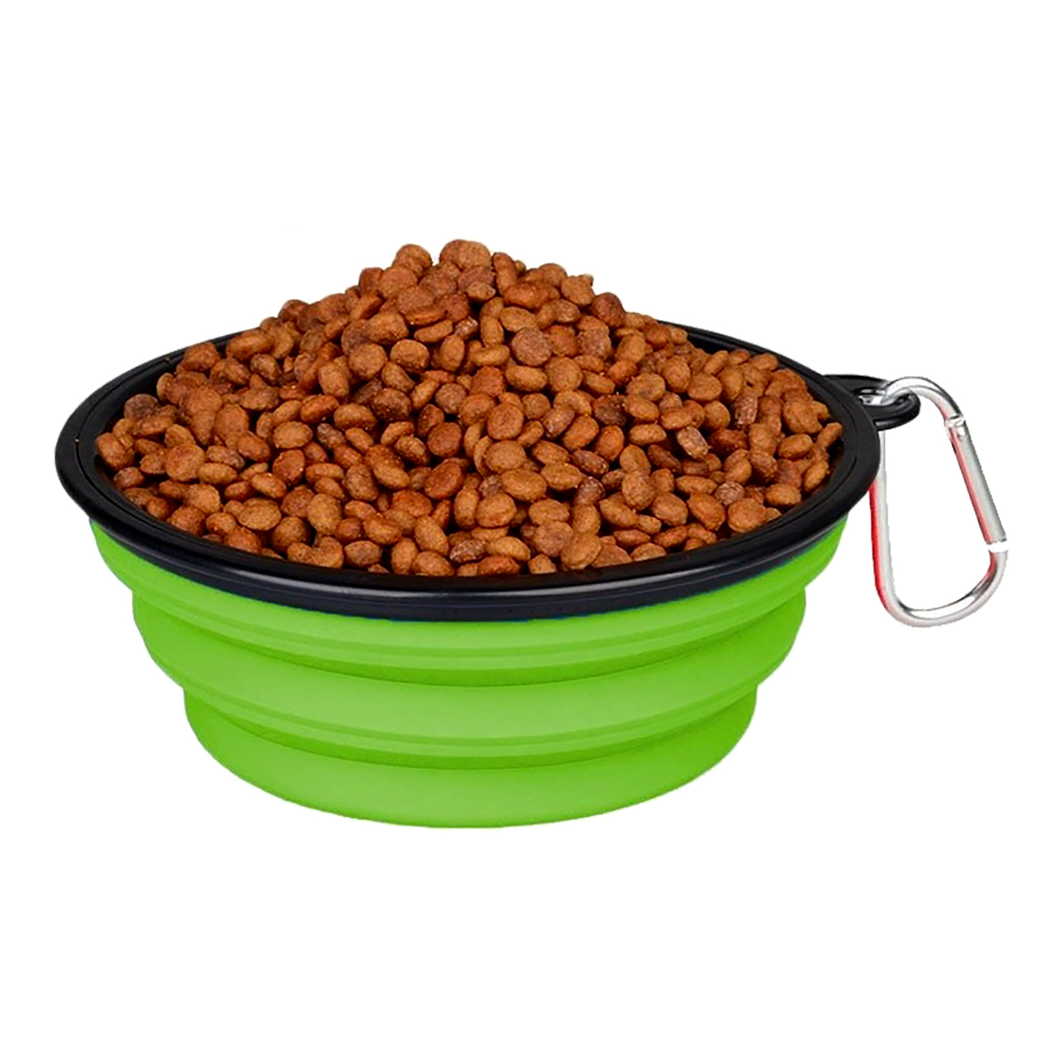 Plato Portátil Perro Plegable Silicon Mascotas  Gatos 19 Cm