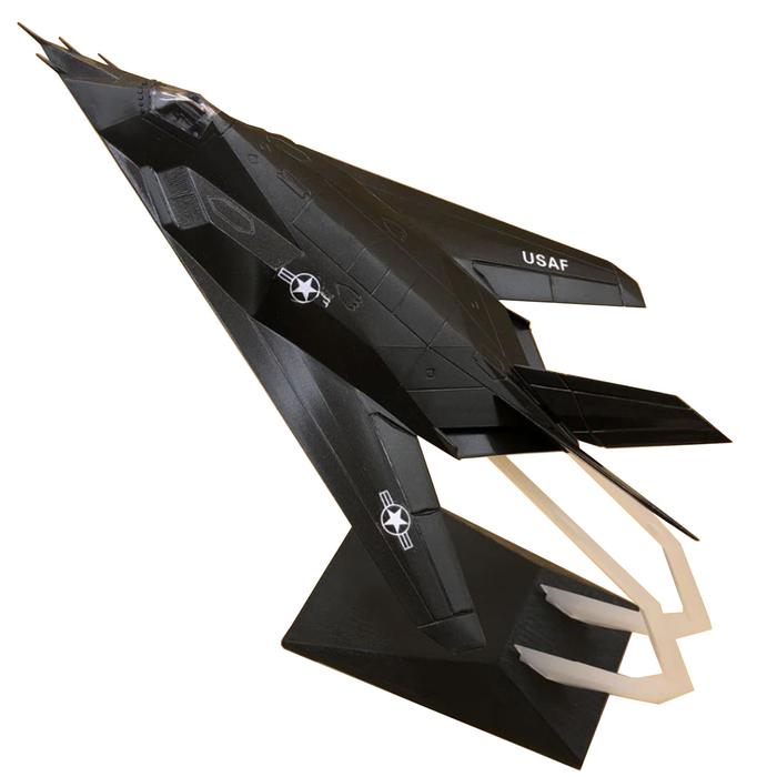 F117 NightHawk Invisible Lockheed MXFNK-001-17 172 F-117 NightHawk by Lockheed Martin 39x6x26cm MetalPlástico Base Plástico Negro, F-117 NightHawk