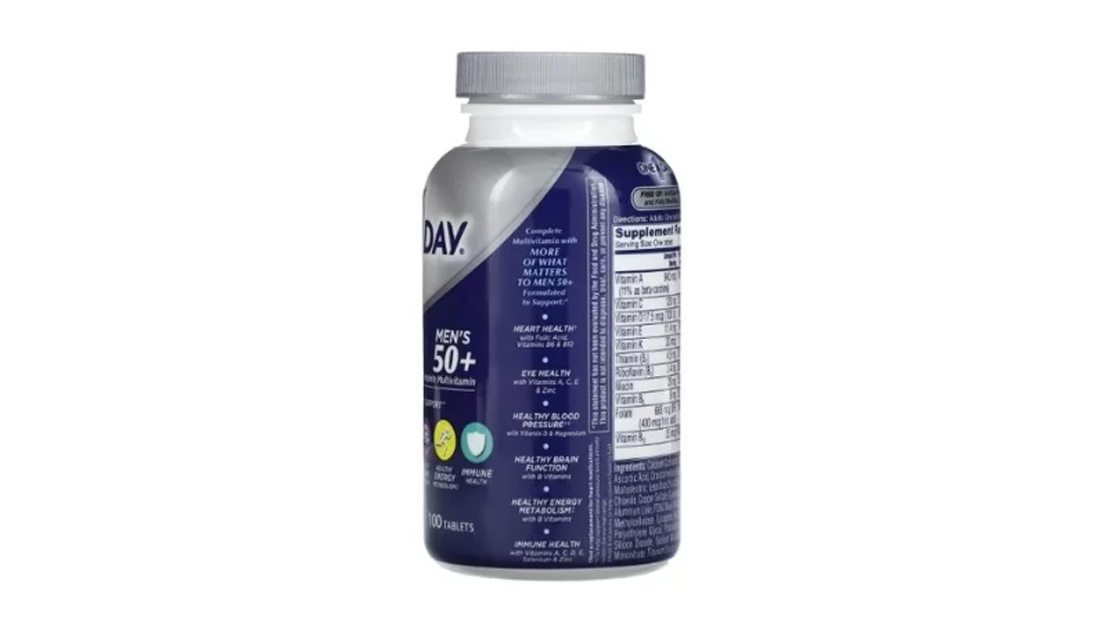 Multivitamínico Hombres 50+ One A Day Mens 300 Tabletas Bayer