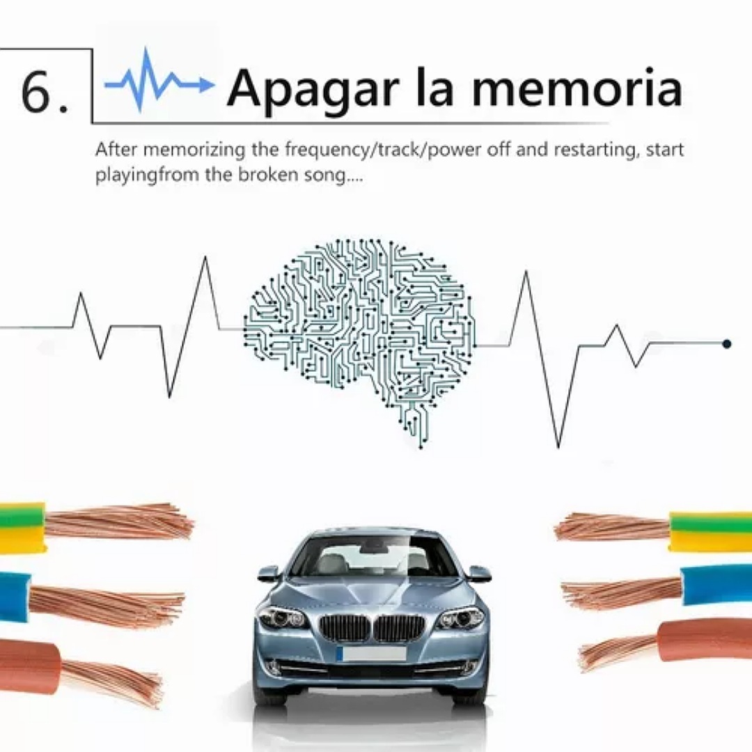 Auto Estereo Bluetooth Manos Libres Música Sin Pérdidas Usb