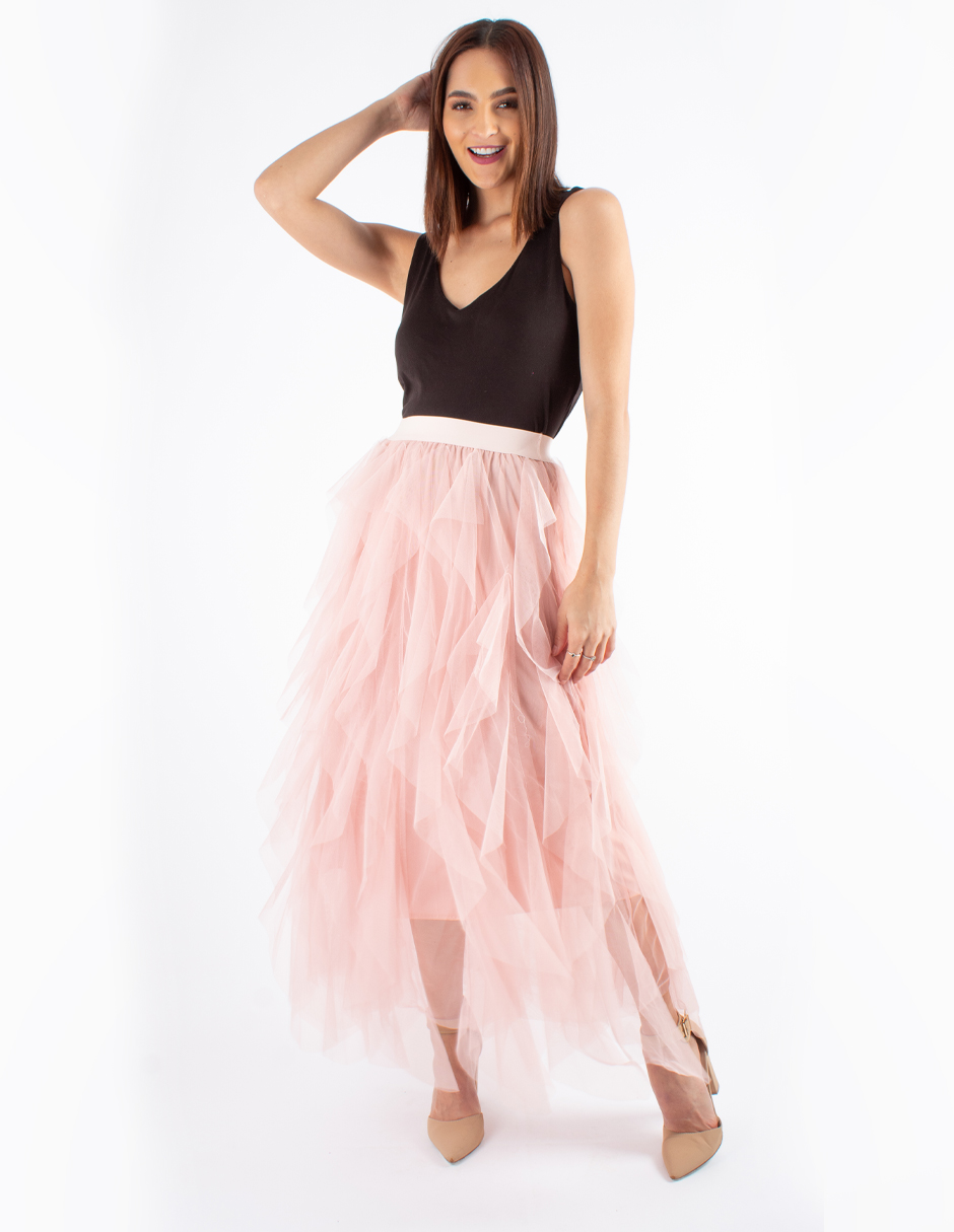 Blusa básica sin manga AMAD para mujer