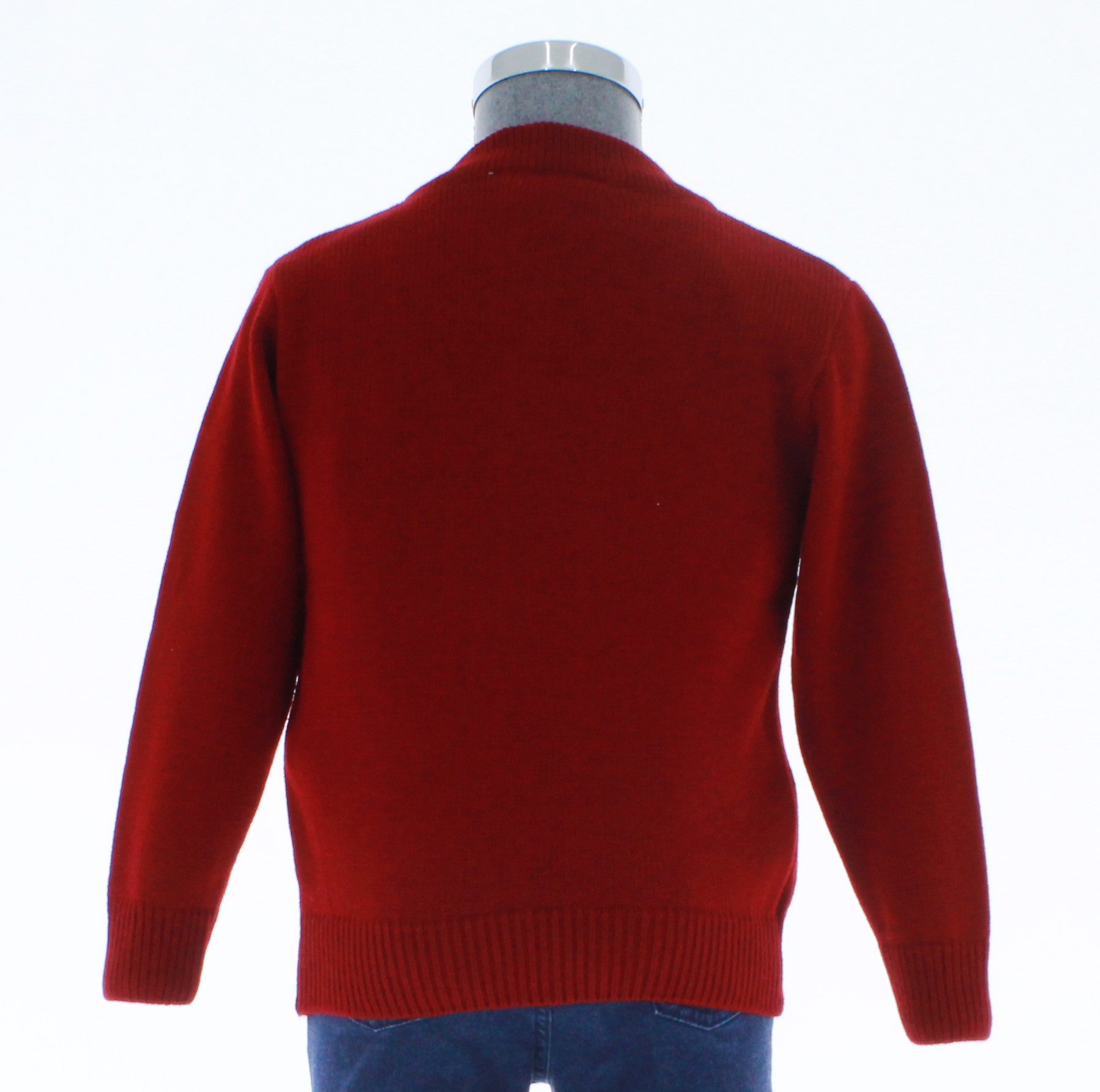 Sueter Niño Tejido Rojo Cierre Corto 3314 1 a 16 Años.